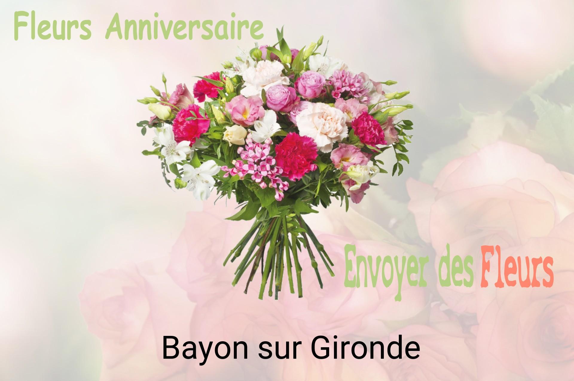 Bouquet de fleurs d’anniversaire livré à Bayon-sur-Gironde