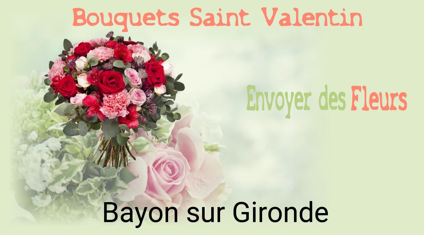 Roses de Saint-Valentin livrées à Bayon-sur-Gironde
